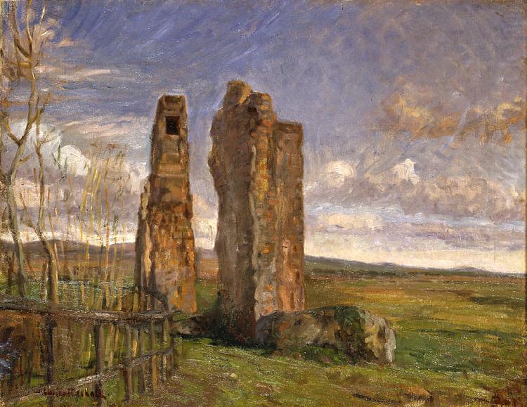 Ruins in Campagna, Albert Gottschalk